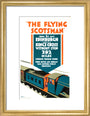 The Flying Scotsman', LNER poster, 1923-1947. art print small gold Art Print - Science Museum Shop