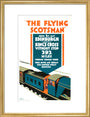 The Flying Scotsman', LNER poster, 1923-1947. art print medium gold Art Print - Science Museum Shop