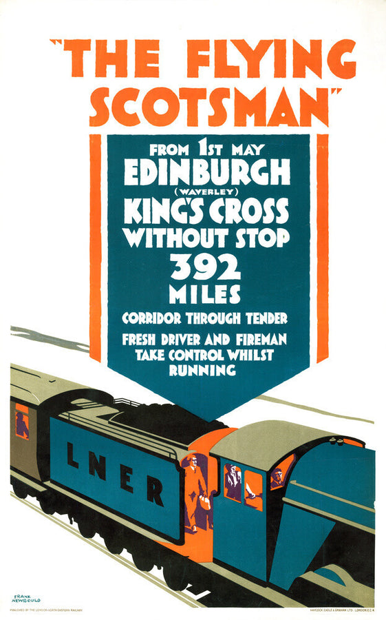 The Flying Scotsman', LNER poster, 1923-1947. Art Print - Science Museum Shop