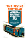 The Flying Scotsman', LNER poster, 1923-1947. unstretched canvas large none Art Print - Science Museum Shop