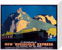 ‘New Rheingold Express’, LNER poster, 1935. stretched canvas small none Art Print - Science Museum Shop