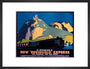‘New Rheingold Express’, LNER poster, 1935. art print medium black Art Print - Science Museum Shop