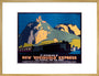 ‘New Rheingold Express’, LNER poster, 1935. art print extra large gold Art Print - Science Museum Shop