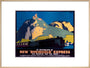 ‘New Rheingold Express’, LNER poster, 1935. art print extra large natural Art Print - Science Museum Shop