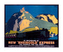 ‘New Rheingold Express’, LNER poster, 1935. unstretched canvas extra large none Art Print - Science Museum Shop
