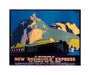 ‘New Rheingold Express’, LNER poster, 1935. unstretched canvas medium none Art Print - Science Museum Shop