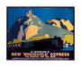 ‘New Rheingold Express’, LNER poster, 1935. unstretched canvas large none Art Print - Science Museum Shop
