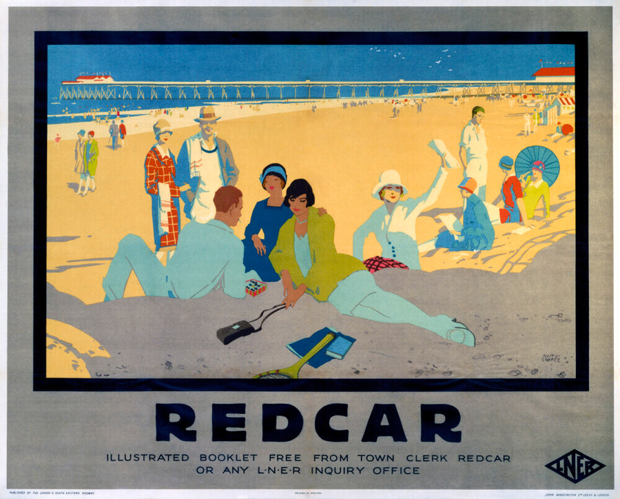 ‘Redcar’, LNER poster, 1930. Art Print - Science Museum Shop