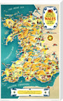 ‘Come to Beautiful Wales’, BR (LMR) poster, 1948-1965. stretched canvas extra large none Art Print - Science Museum Shop