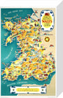 ‘Come to Beautiful Wales’, BR (LMR) poster, 1948-1965. stretched canvas small none Art Print - Science Museum Shop