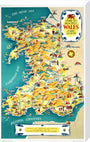 ‘Come to Beautiful Wales’, BR (LMR) poster, 1948-1965. stretched canvas large none Art Print - Science Museum Shop