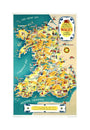 ‘Come to Beautiful Wales’, BR (LMR) poster, 1948-1965. unstretched canvas medium none Art Print - Science Museum Shop