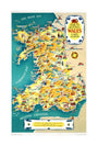 ‘Come to Beautiful Wales’, BR (LMR) poster, 1948-1965. unstretched canvas large none Art Print - Science Museum Shop