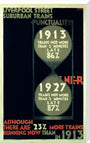 'Punctuality', LNER poster, 1927. stretched canvas extra large none Art Print - Science Museum Shop