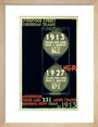 'Punctuality', LNER poster, 1927. art print small natural Art Print - Science Museum Shop
