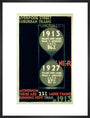 'Punctuality', LNER poster, 1927. art print large black Art Print - Science Museum Shop