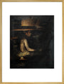 Coal miner, c 1930. art print extra large gold Art Print - Science Museum Shop
