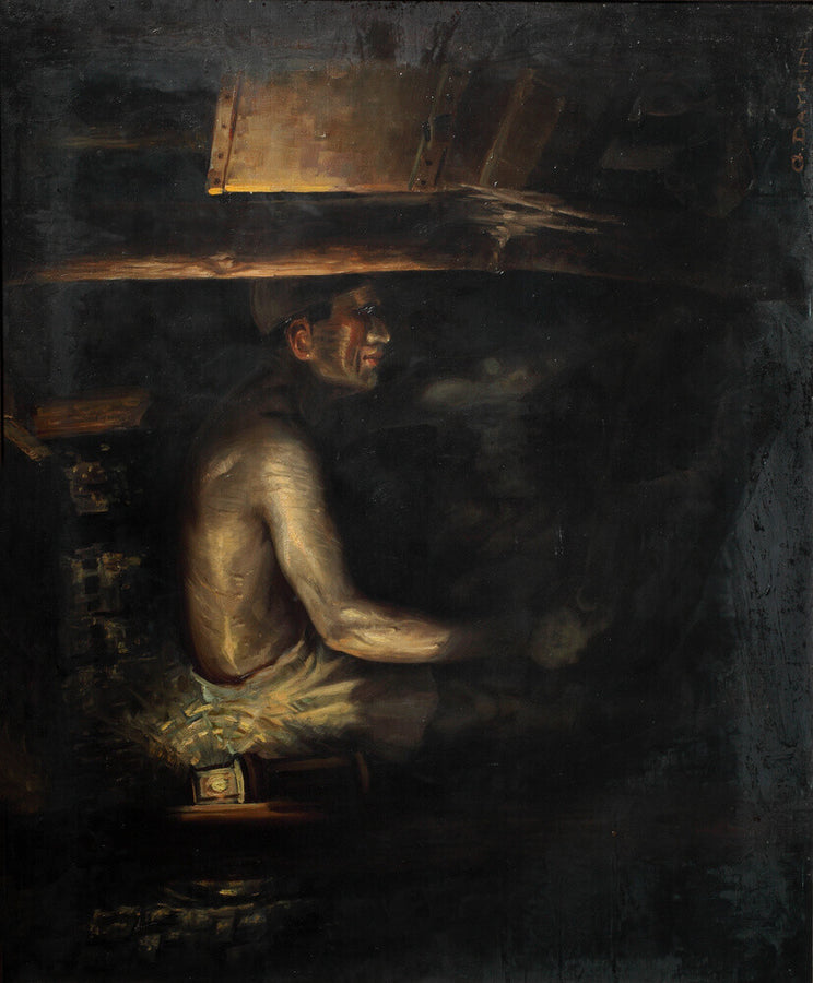 Coal miner, c 1930. Art Print - Science Museum Shop