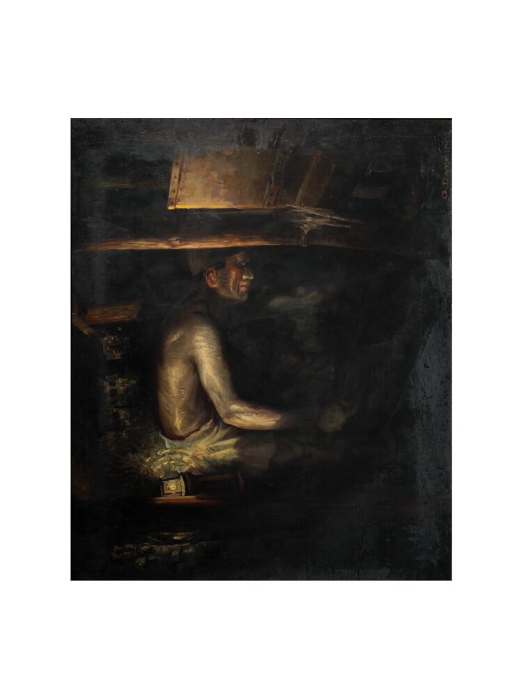 Coal miner, c 1930. art print small none Art Print - Science Museum Shop