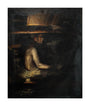 Coal miner, c 1930. unstretched canvas large none Art Print - Science Museum Shop