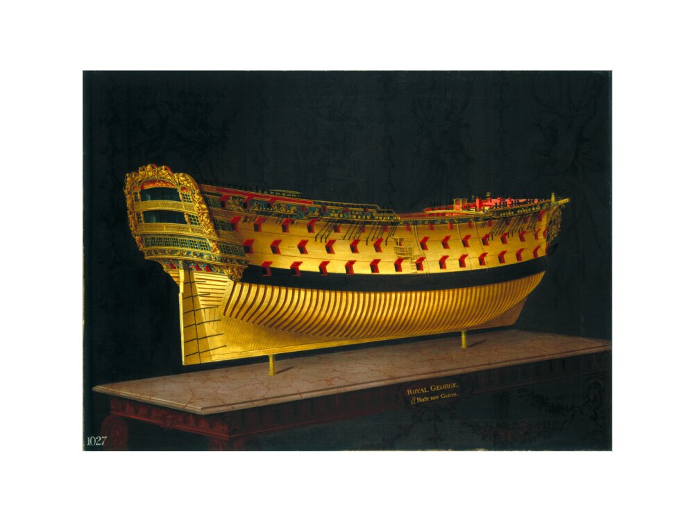 HMS 'Royal George', 1773-1775. art print small none Art Print - Science Museum Shop