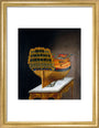 HMS 'Victory', 1744. art print small gold Art Print - Science Museum Shop