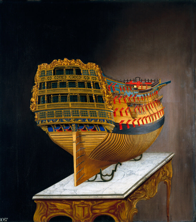 HMS 'Victory', 1744. Art Print - Science Museum Shop