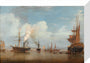 Painting. Royal Mail Steamers, 1835-1845. stretched canvas small none Art Print - Science Museum Shop