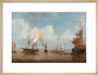 Painting. Royal Mail Steamers, 1835-1845. art print medium natural Art Print - Science Museum Shop