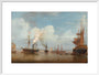 Painting. Royal Mail Steamers, 1835-1845. art print large white Art Print - Science Museum Shop
