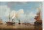 Painting. Royal Mail Steamers, 1835-1845. stretched canvas large none Art Print - Science Museum Shop