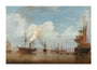 Painting. Royal Mail Steamers, 1835-1845. unstretched canvas extra large none Art Print - Science Museum Shop