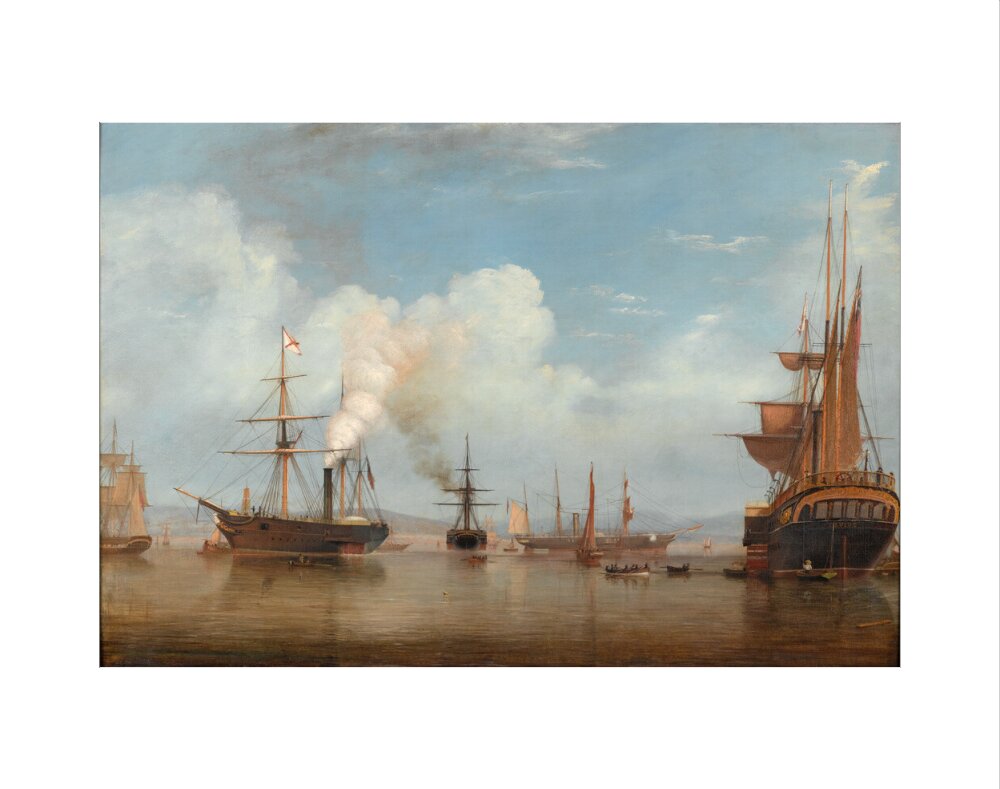 Painting. Royal Mail Steamers, 1835-1845. art print extra small none Art Print - Science Museum Shop