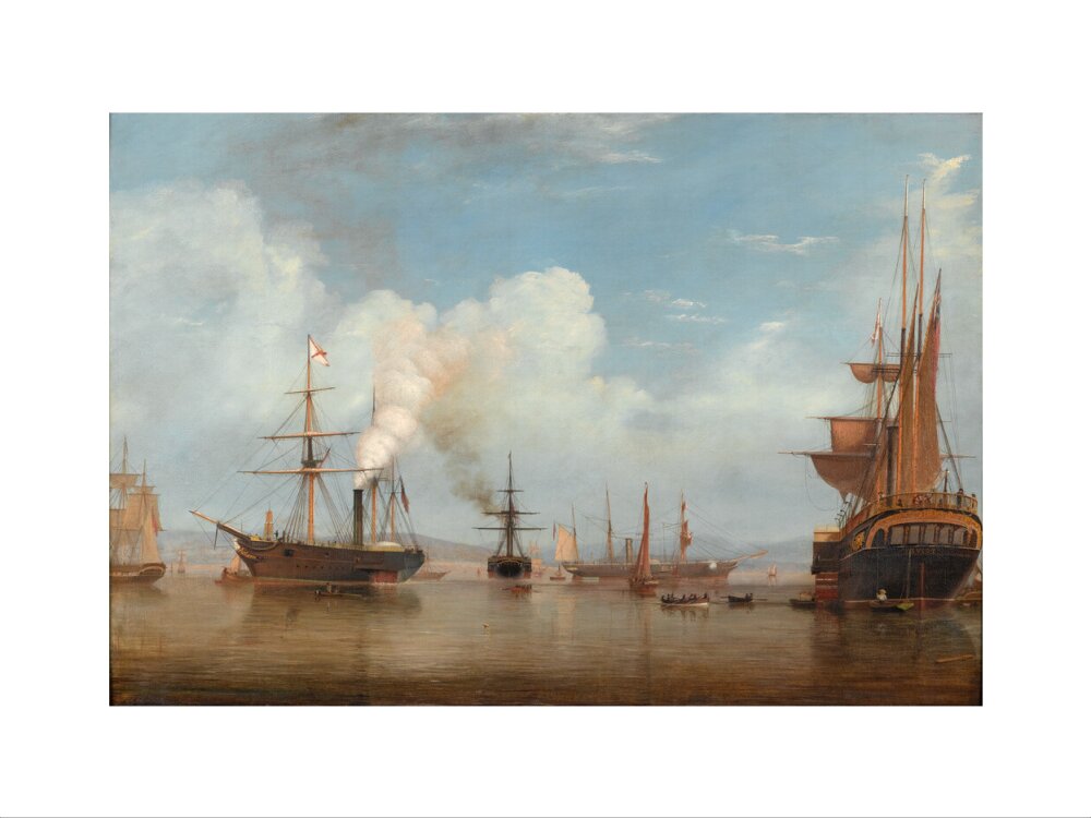 Painting. Royal Mail Steamers, 1835-1845. art print small none Art Print - Science Museum Shop