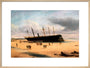 SS 'Great Britain' ashore in Dundrum Bay, Ireland, 1846. art print large natural Art Print - Science Museum Shop