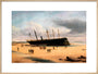 SS 'Great Britain' ashore in Dundrum Bay, Ireland, 1846. art print extra large natural Art Print - Science Museum Shop