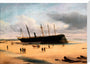 SS 'Great Britain' ashore in Dundrum Bay, Ireland, 1846. stretched canvas large none Art Print - Science Museum Shop