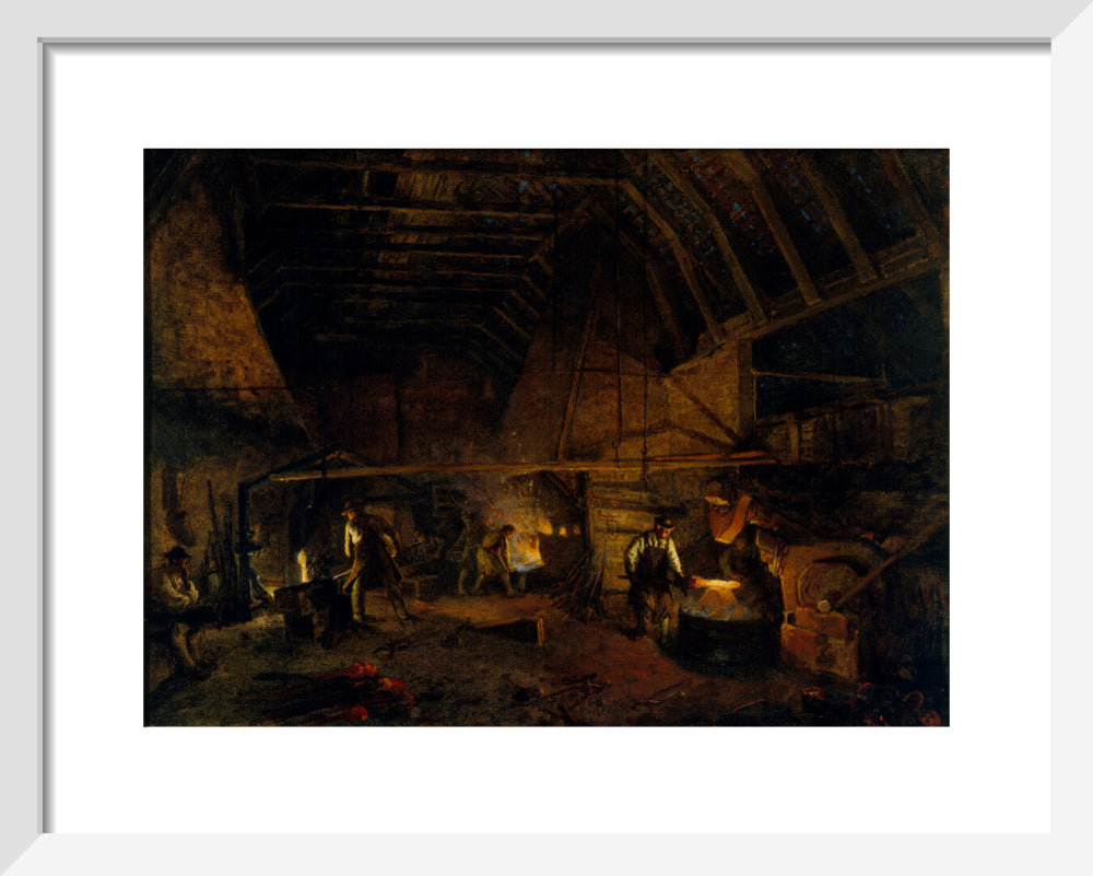 'Interior of a Tilt' c 1860. art print extra small white Art Print - Science Museum Shop