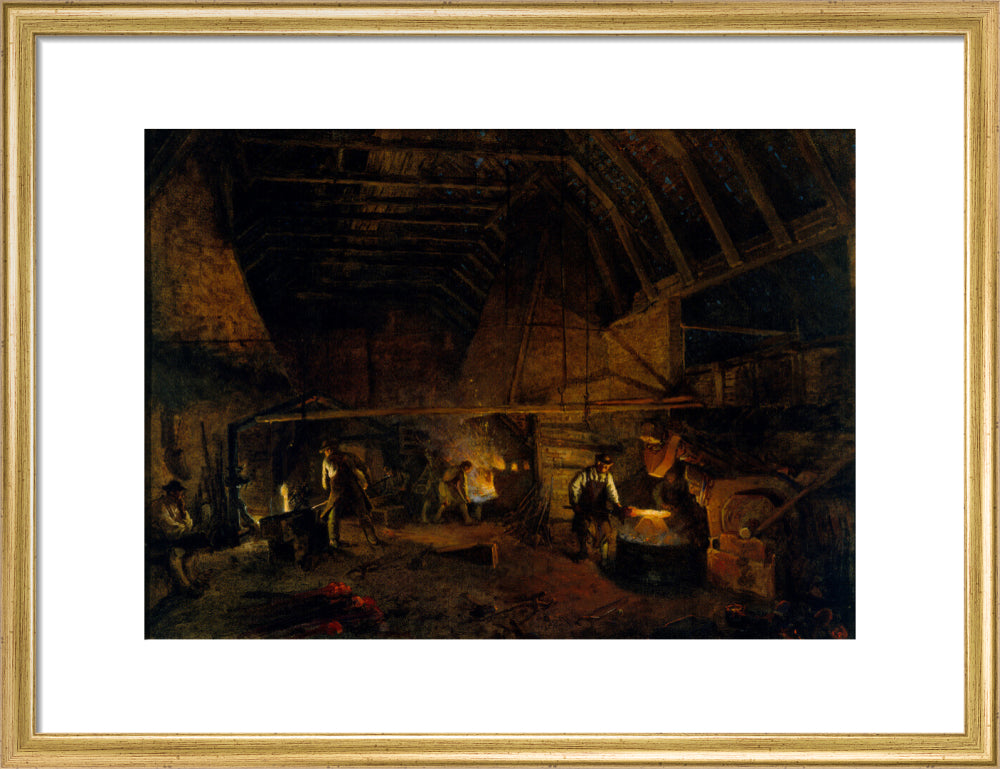 'Interior of a Tilt' c 1860. art print medium gold Art Print - Science Museum Shop