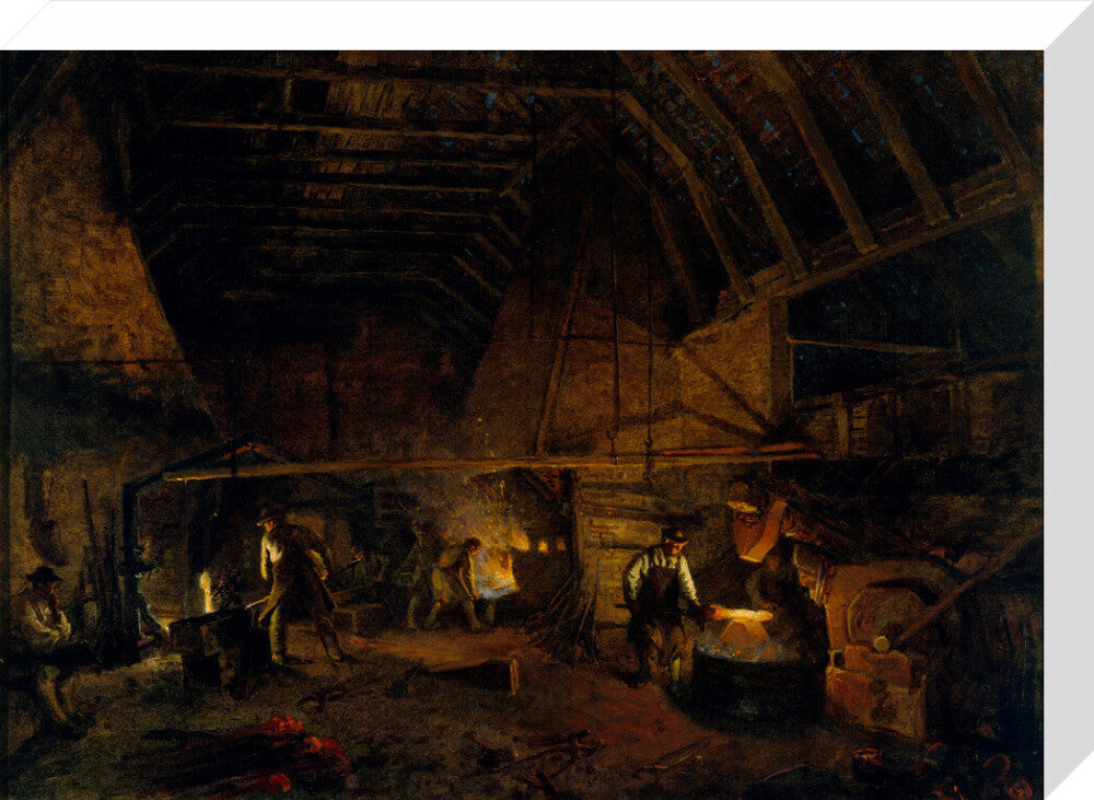 'Interior of a Tilt' c 1860. stretched canvas medium none Art Print - Science Museum Shop