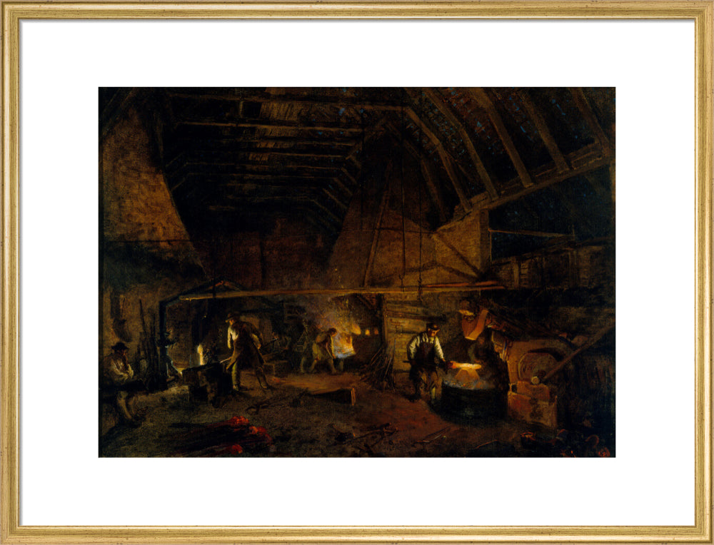 'Interior of a Tilt' c 1860. art print large gold Art Print - Science Museum Shop