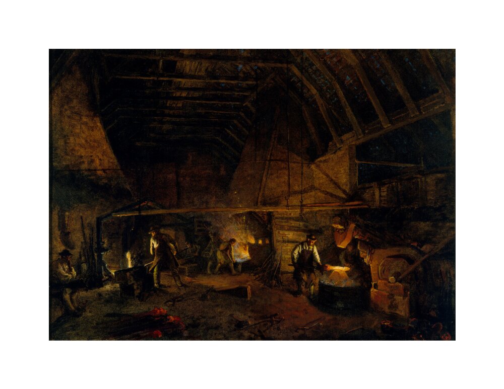 'Interior of a Tilt' c 1860. unstretched canvas medium none Art Print - Science Museum Shop