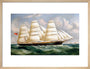 'Torrens', iron full-rigged ship, 1875. art print medium natural Art Print - Science Museum Shop