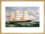 'Torrens', iron full-rigged ship, 1875. art print large gold Art Print - Science Museum Shop
