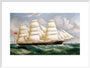 'Torrens', iron full-rigged ship, 1875. art print extra large white Art Print - Science Museum Shop
