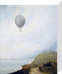 'Balloon Over Cliffs', Dover, Kent, 1840. stretched canvas small none Art Print - Science Museum Shop