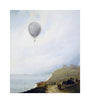 'Balloon Over Cliffs', Dover, Kent, 1840. unstretched canvas medium none Art Print - Science Museum Shop
