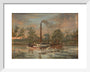 PS 'Comet', 1812. art print extra small white Art Print - Science Museum Shop