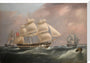 'East Indiaman Herefordshire', 1815. stretched canvas large none Art Print - Science Museum Shop
