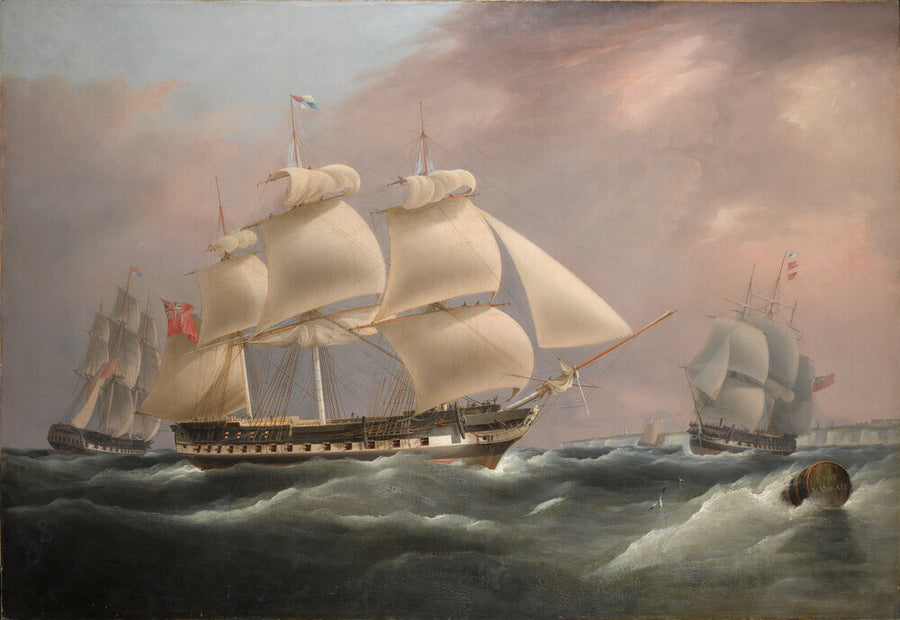 'East Indiaman Herefordshire', 1815. Art Print - Science Museum Shop